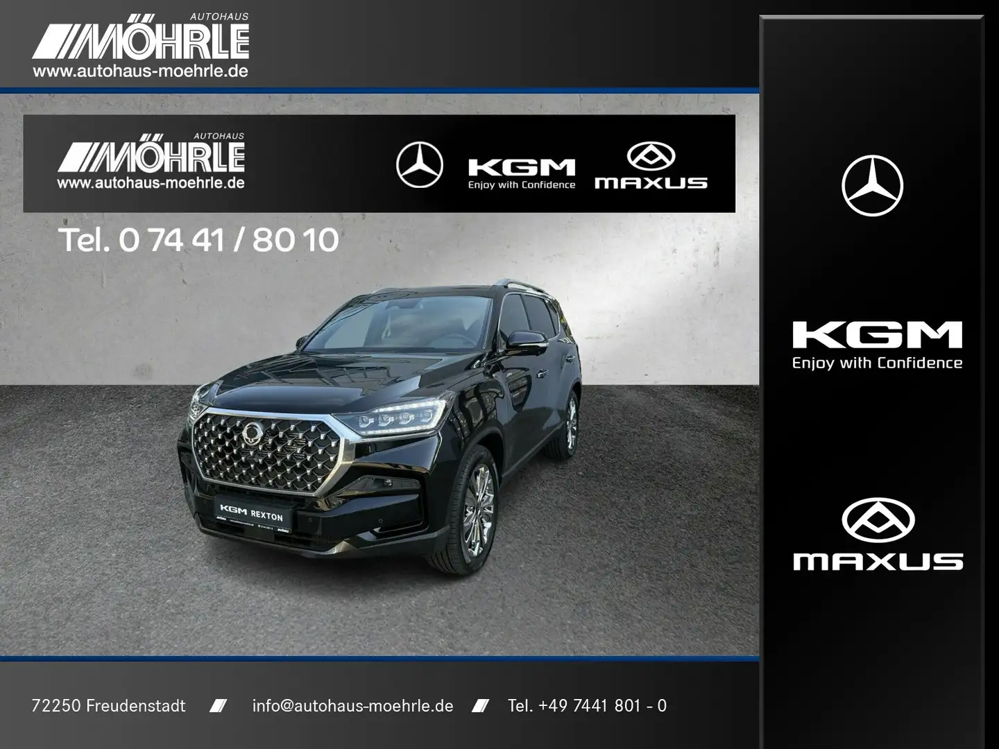 SsangYong Rexton REXTON Lux 2.2 D 4WD 360° Memory SHD Leder 20'' Schwarz - 1