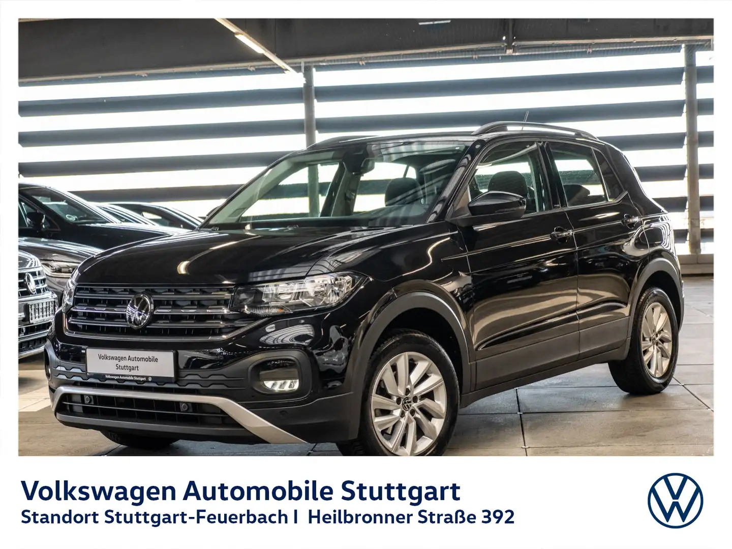 Volkswagen T-Cross 1.0 TSI Life Klima Schwarz - 1