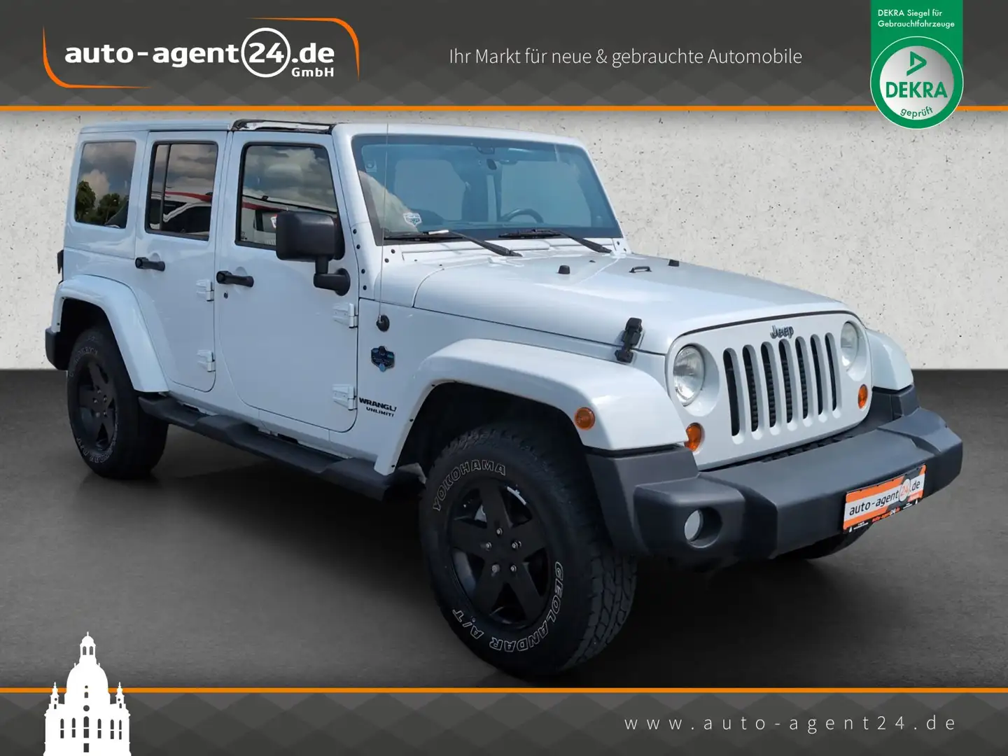 Jeep Wrangler 2.8 CRD Arctic /2.Hd/Infinity/Navi Weiß - 1