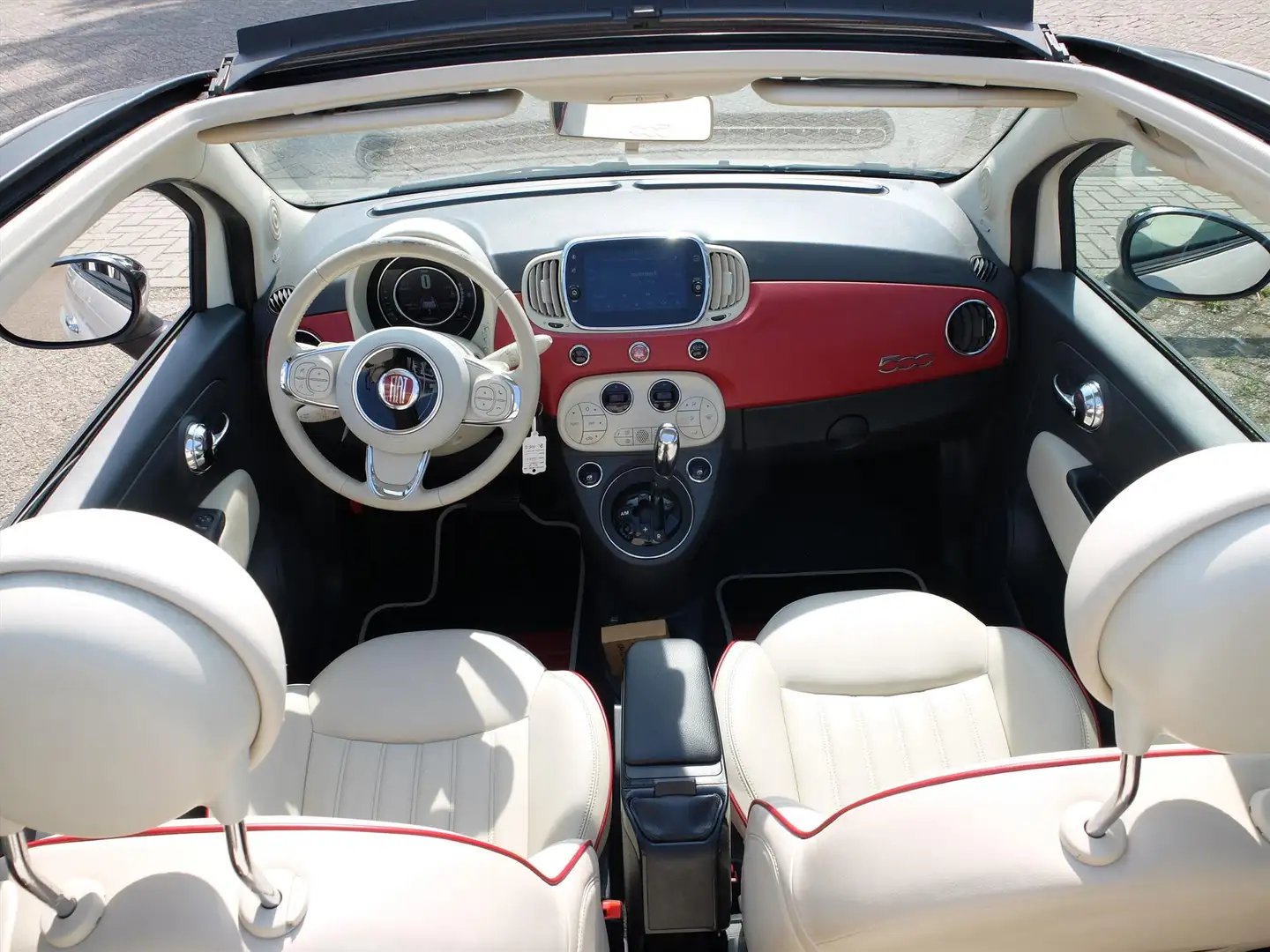 Fiat 500C Cabrio Twin Air 60th Edition Beats Leder Automaat Bianco - 2
