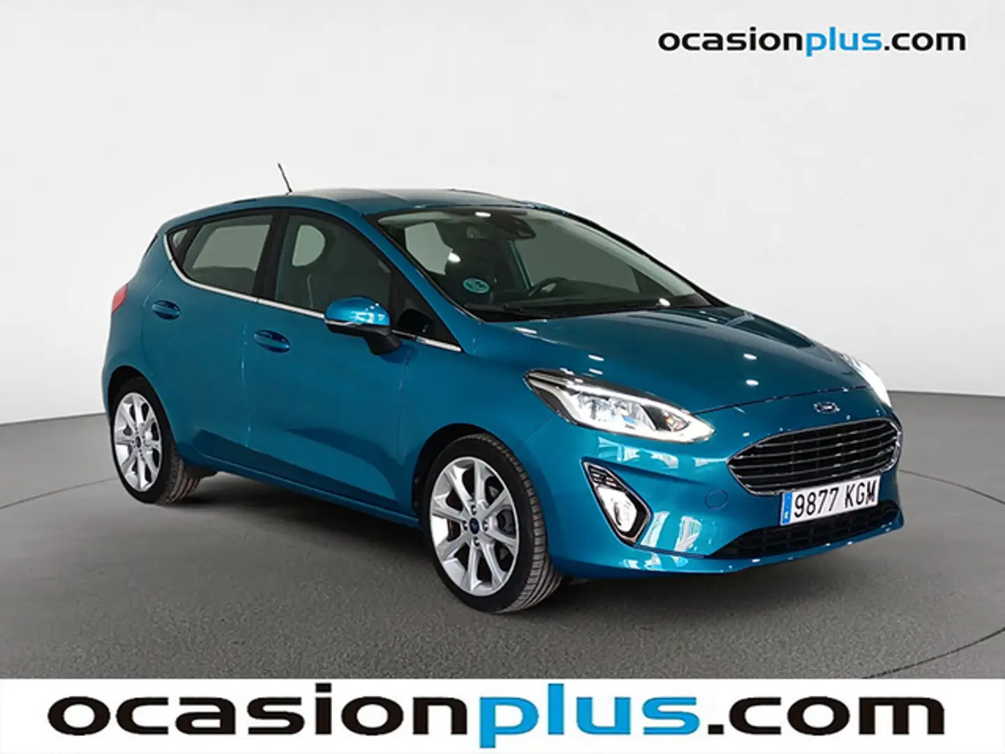 Ford Fiesta 1.0 EcoBoost S/S Titanium Aut. 100 Azul - 2