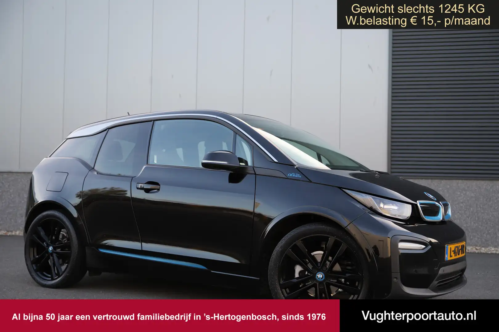 BMW i3 120Ah 42 kWh"For The Oceans"/W-pomp/20"Jet-black/C Zwart - 1