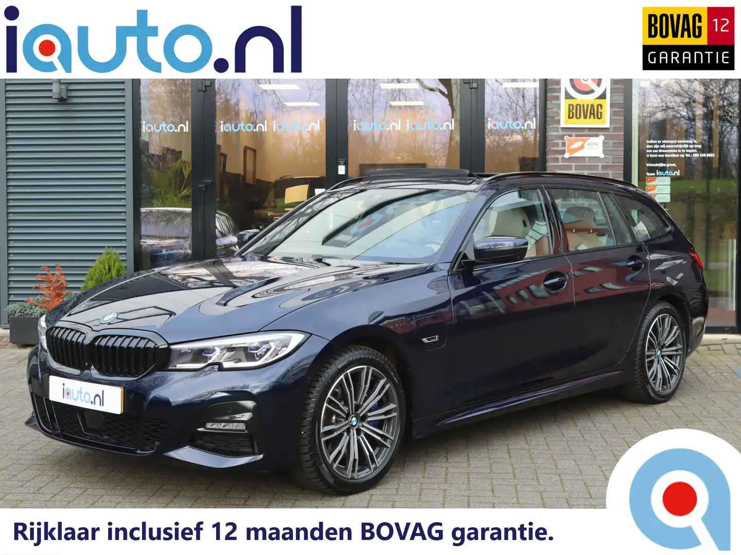 BMW 330 3-serie Touring 330e M-Sport Shadow Line Pano/Lase Blau - 1