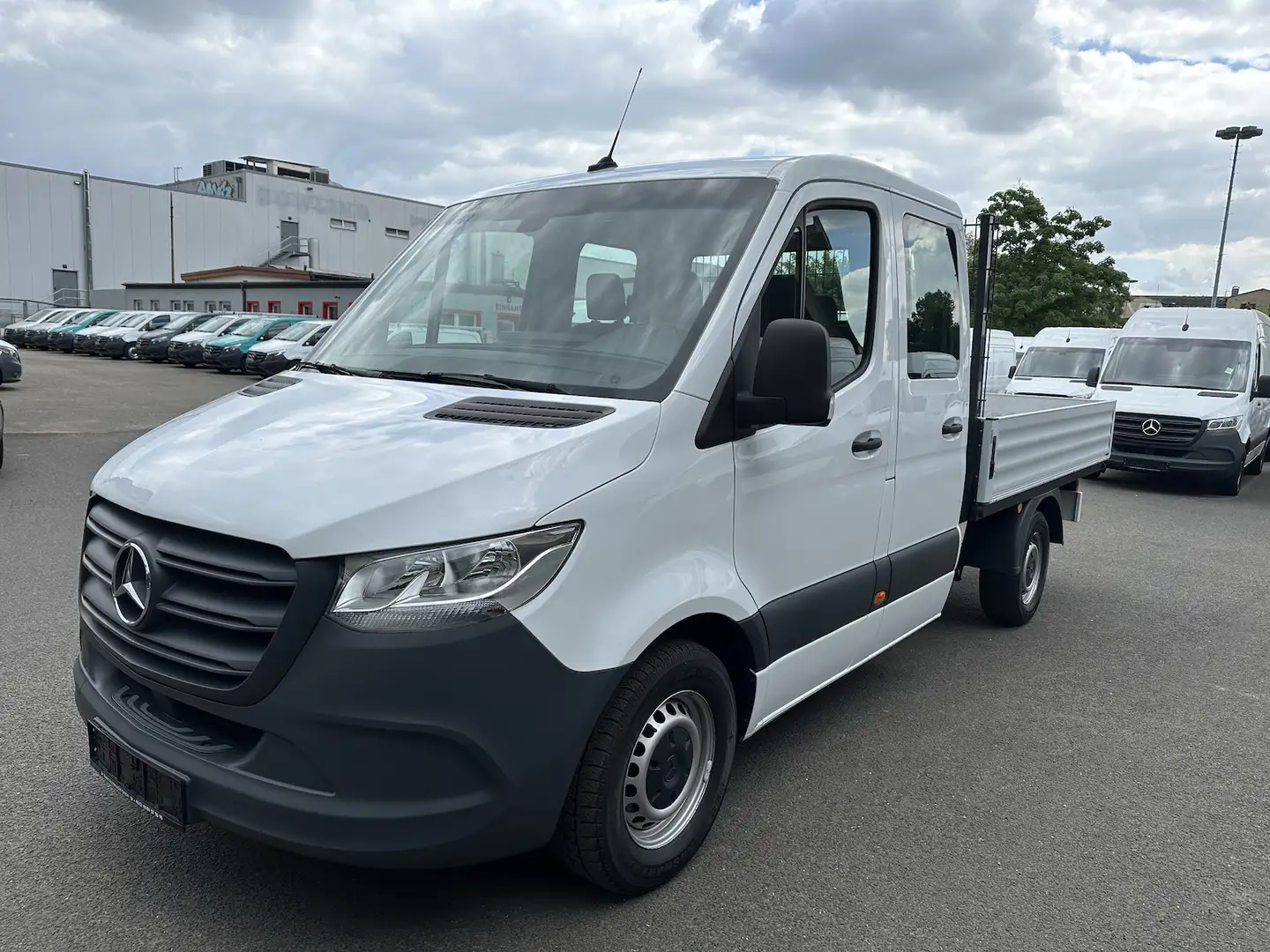 Mercedes-Benz Sprinter 314 CDI RWD L2 DoKa Pritsche Weiß - 2