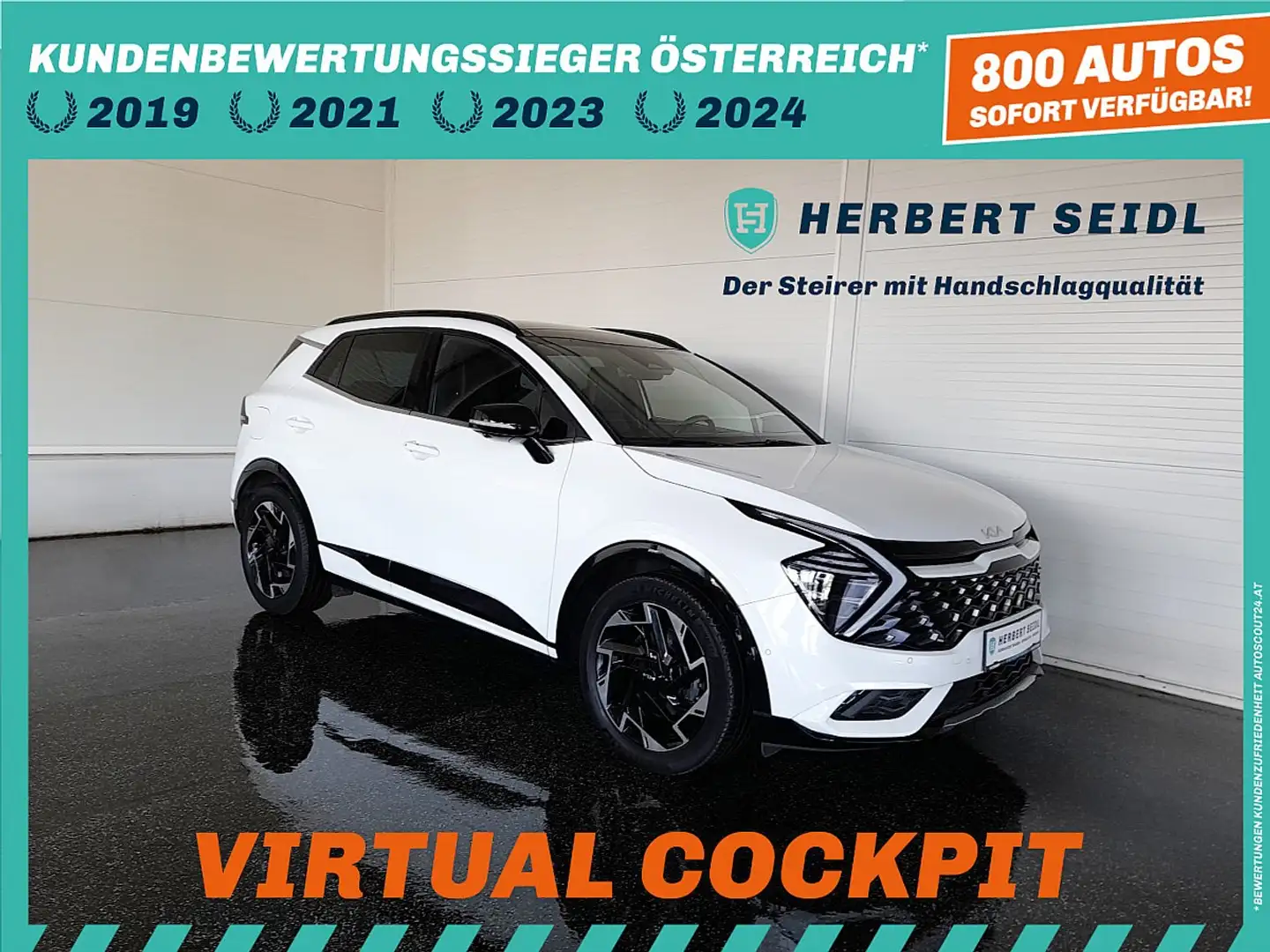 Kia Sportage PHEV GT-Line 4x4 Aut. *SKY / 19 ZOLL / NAVI / V... Blanc - 1