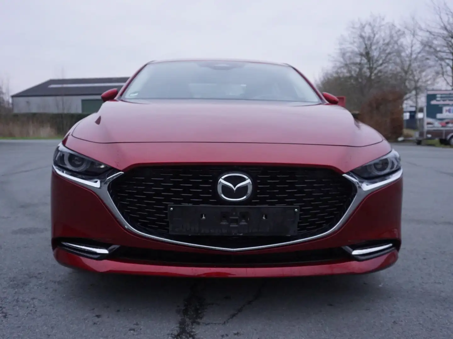Mazda 3 e-SKYACTIV-X 186Pk M HYBRID Eclusive Als  Nieuw Rouge - 2