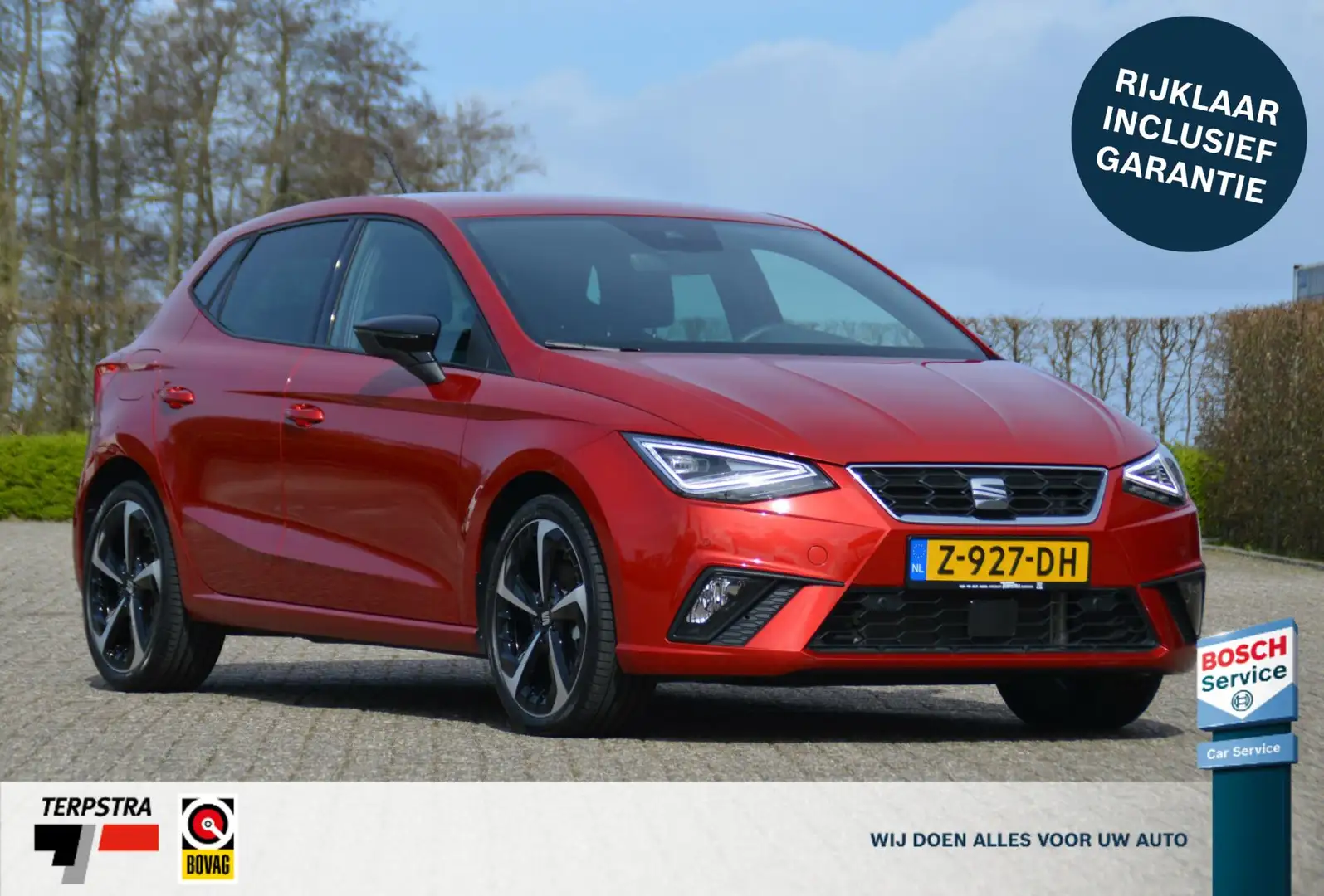 SEAT Ibiza 1.0 TSI FR Business Connect DSG automaat Rood - 1