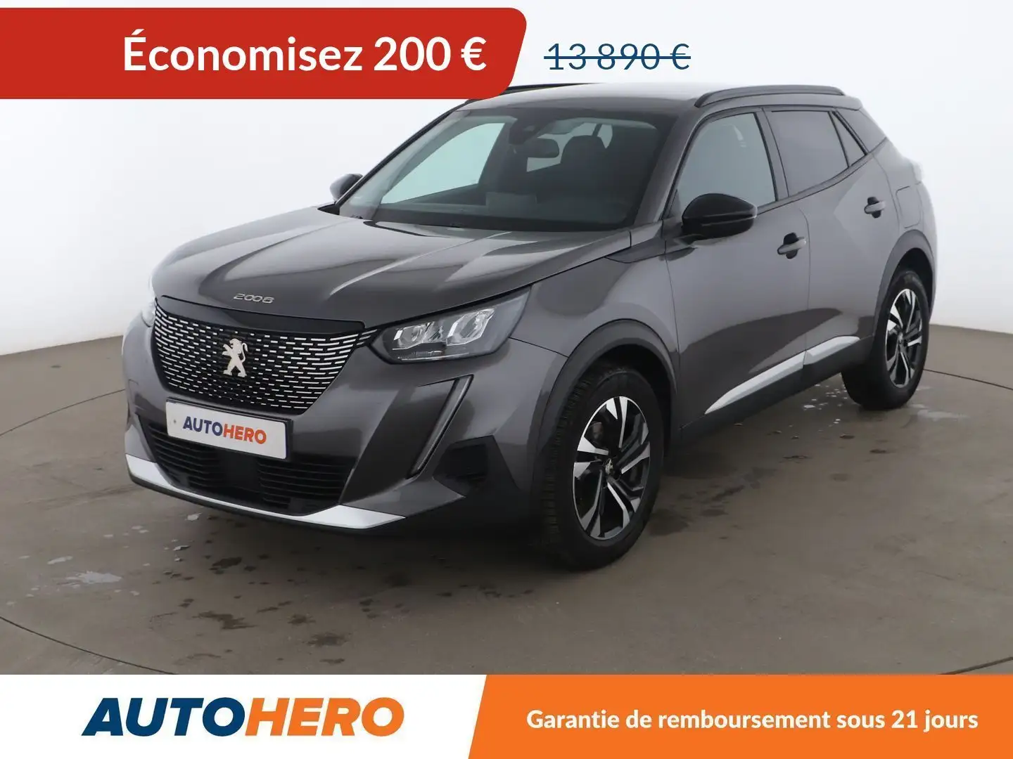Peugeot 2008 1.2 PureTech Allure Gris - 1