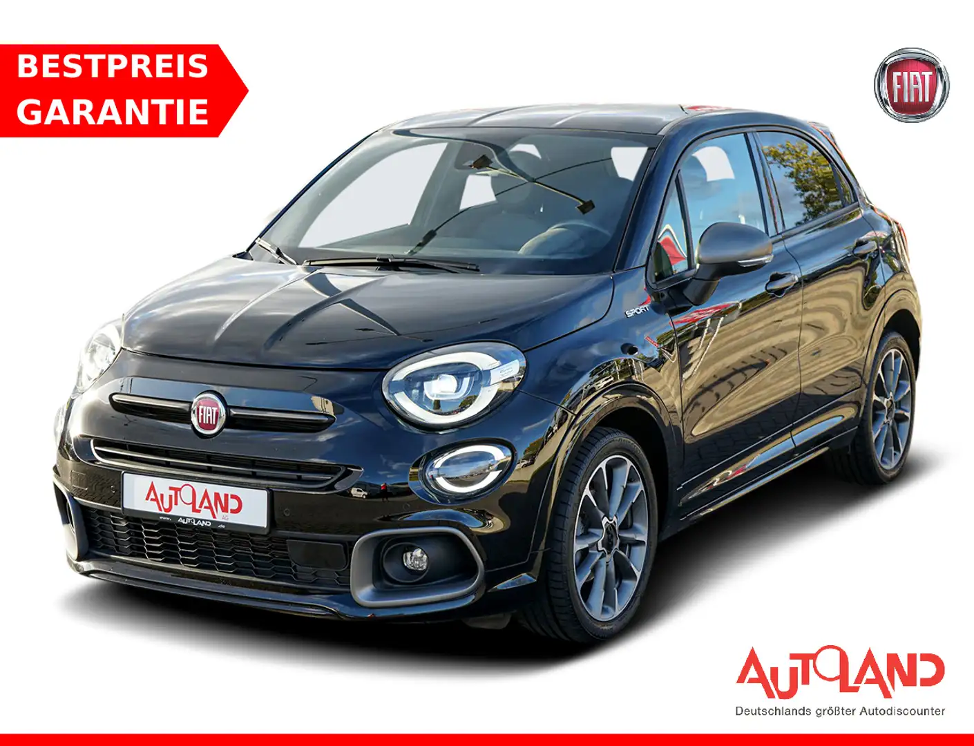 Fiat 500X 1.0 Sport Sitzheizung LED Navi DAB Schwarz - 1