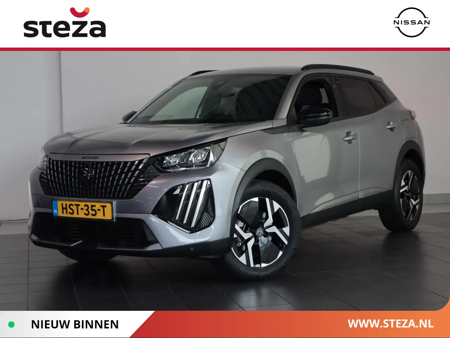 Peugeot 2008 1.2 Hybrid 136 Allure Grijs - 1
