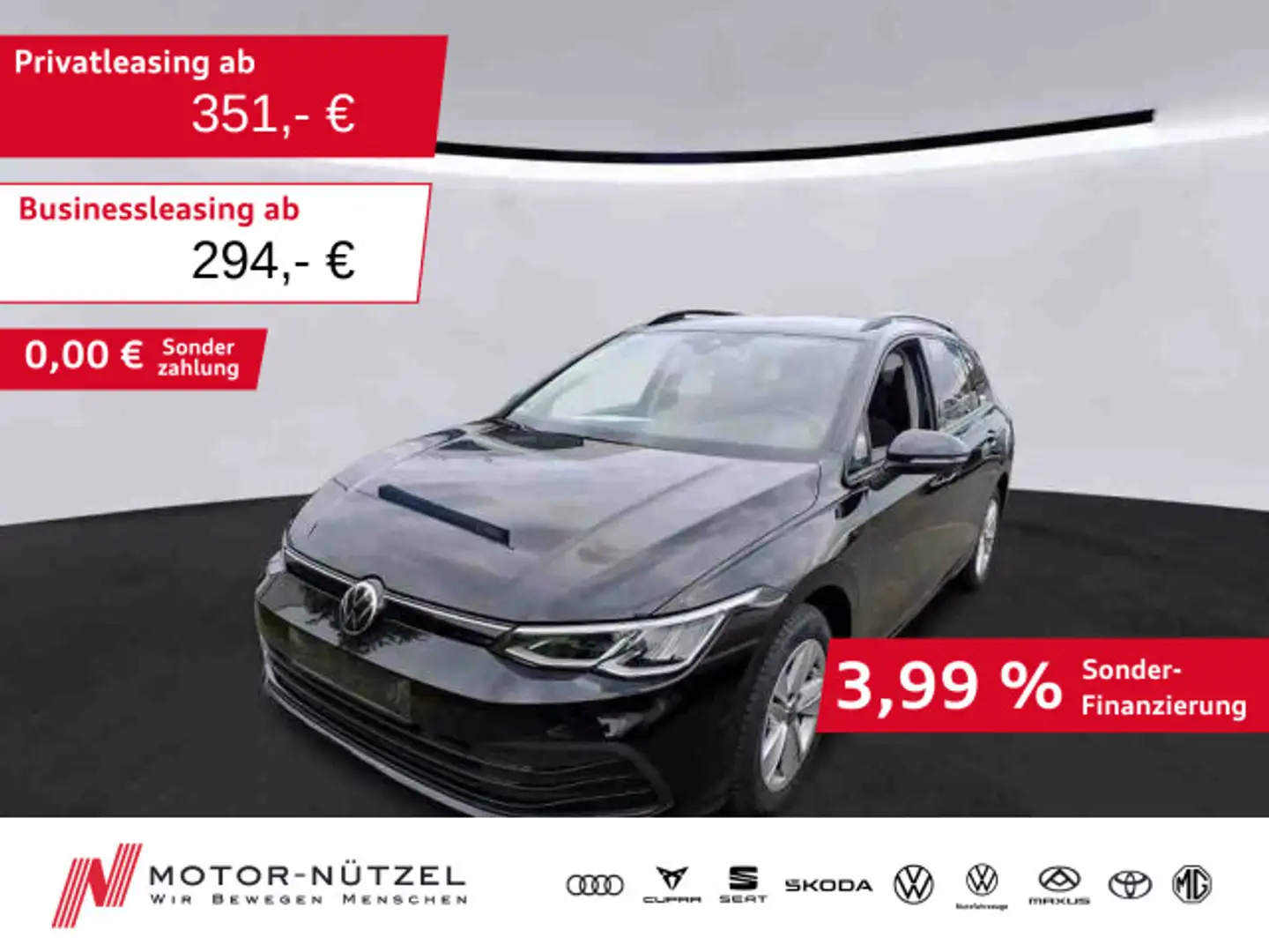 Volkswagen Golf Variant Golf VIII Variant 2.0 TDI DSG LIFE 5JG+LED+AHK Schwarz - 1