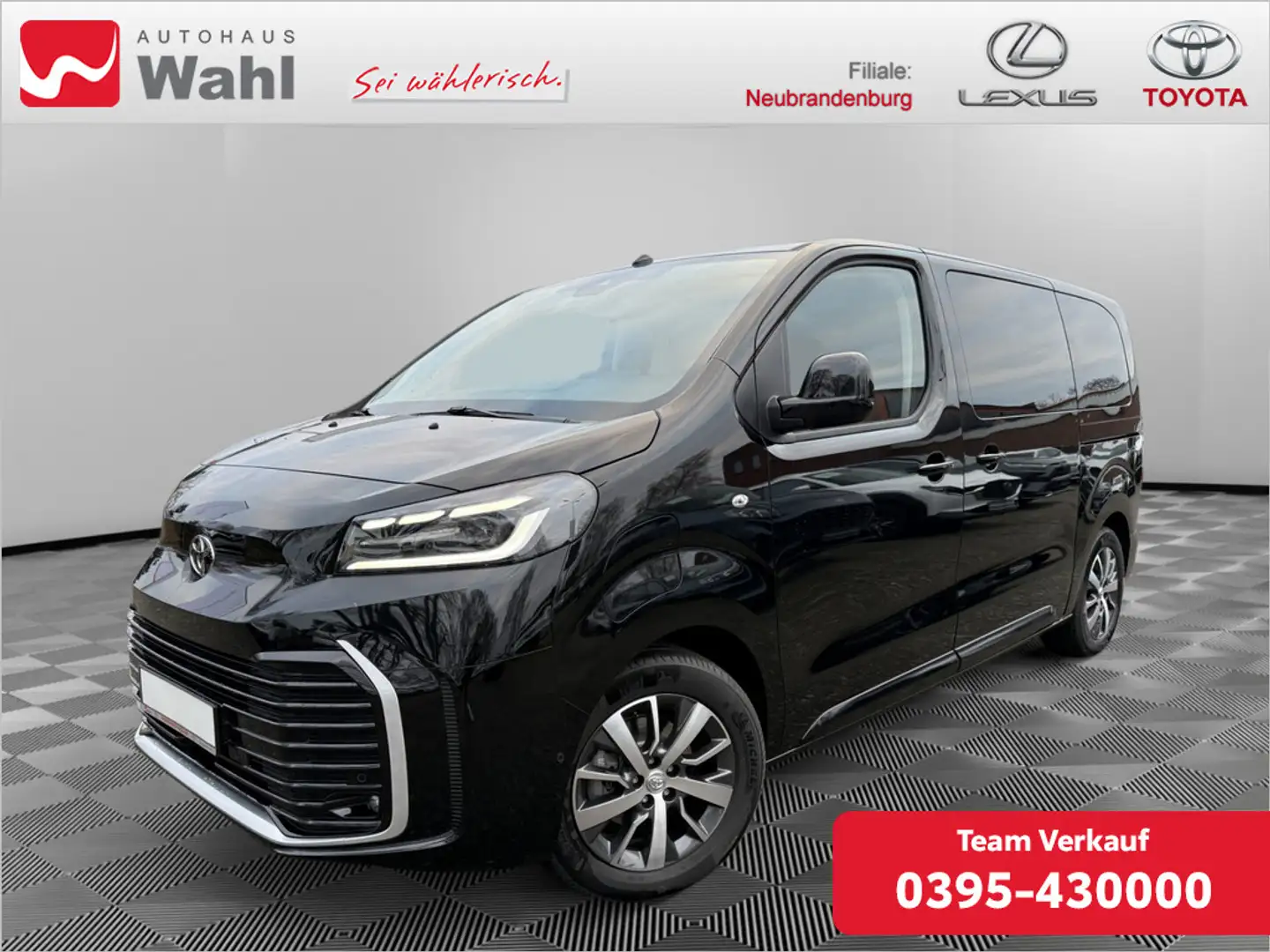 Toyota Proace Verso L1 Electric Teamplayer Schwarz - 1