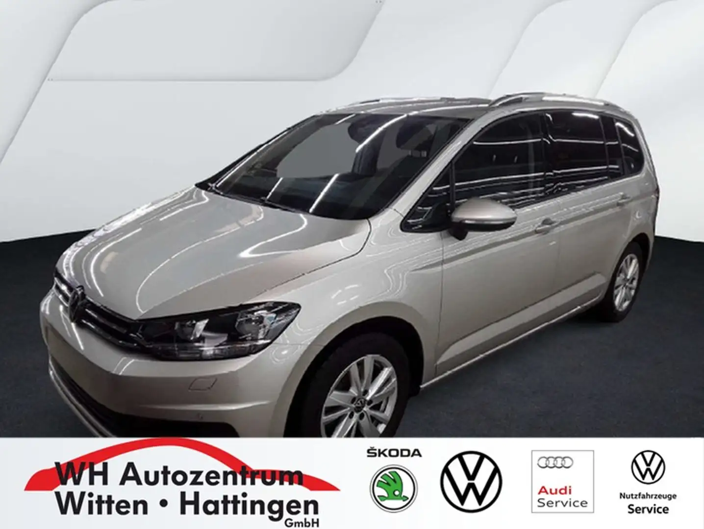 Volkswagen Touran 1.5 TSI DSG Comfortline 7-sitzer NAVI AHK GJ-RE... Argent - 1