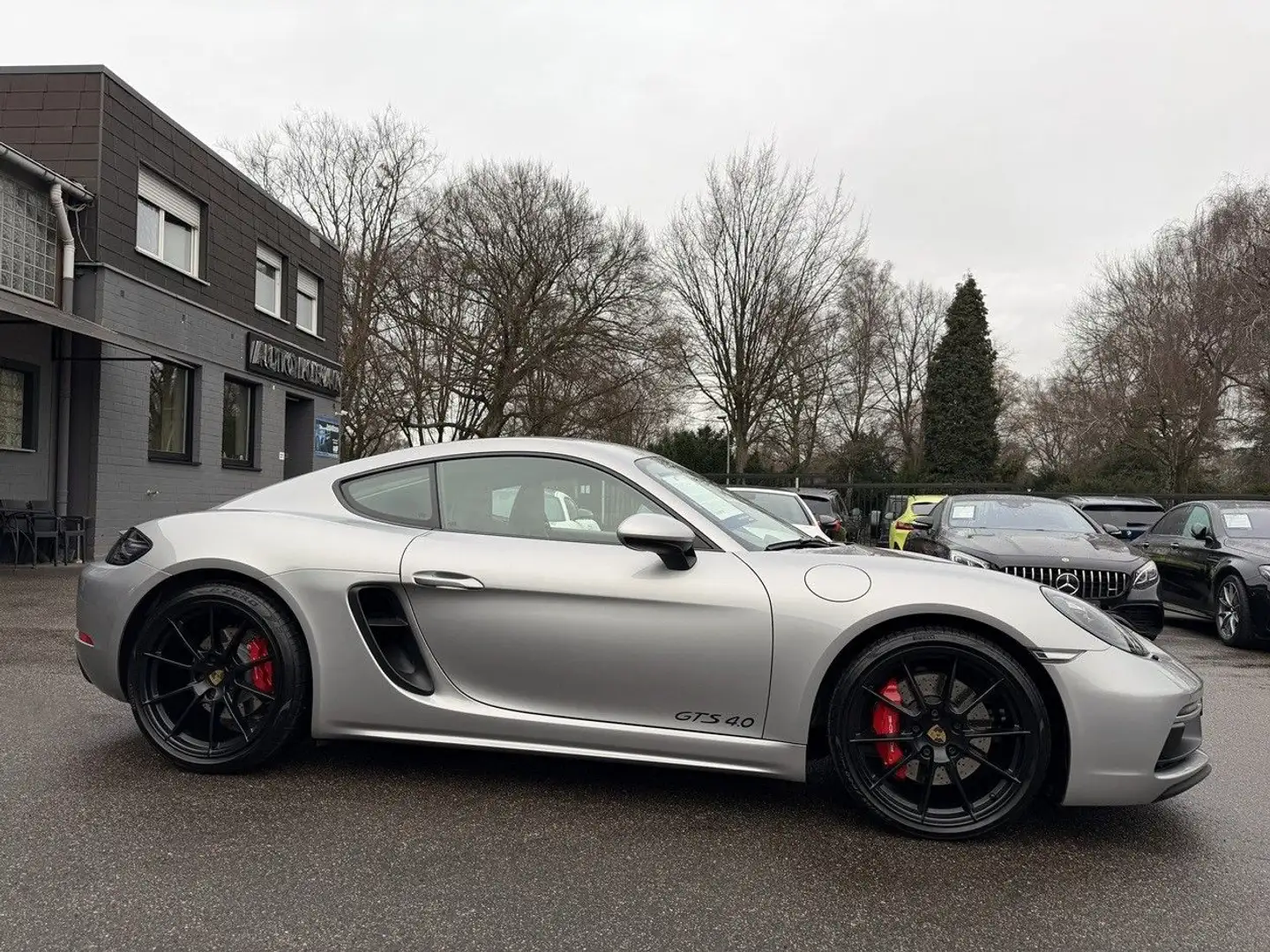 Porsche Cayman 718 Cayman GTS 4.0 Schalter/Chrono/AGA/TOP Argent - 2