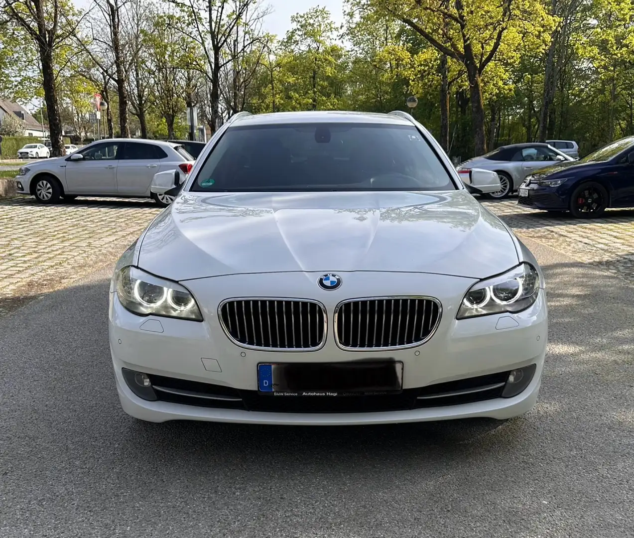 BMW 520 520d Blanc - 2