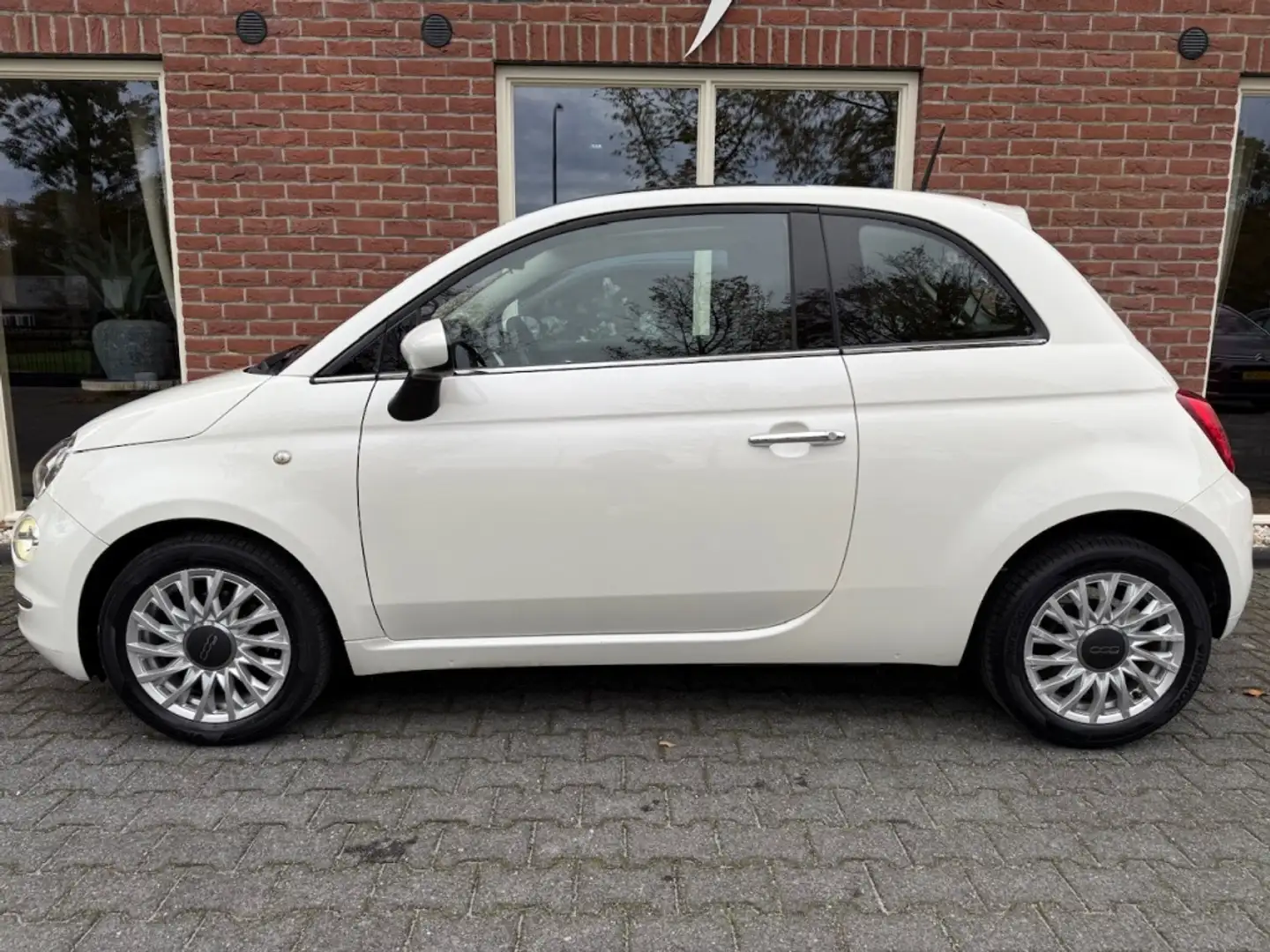 Fiat 500 0.9 TwinAir T Lounge PANODAK / PDC / GROOT.SCHERM Bianco - 2