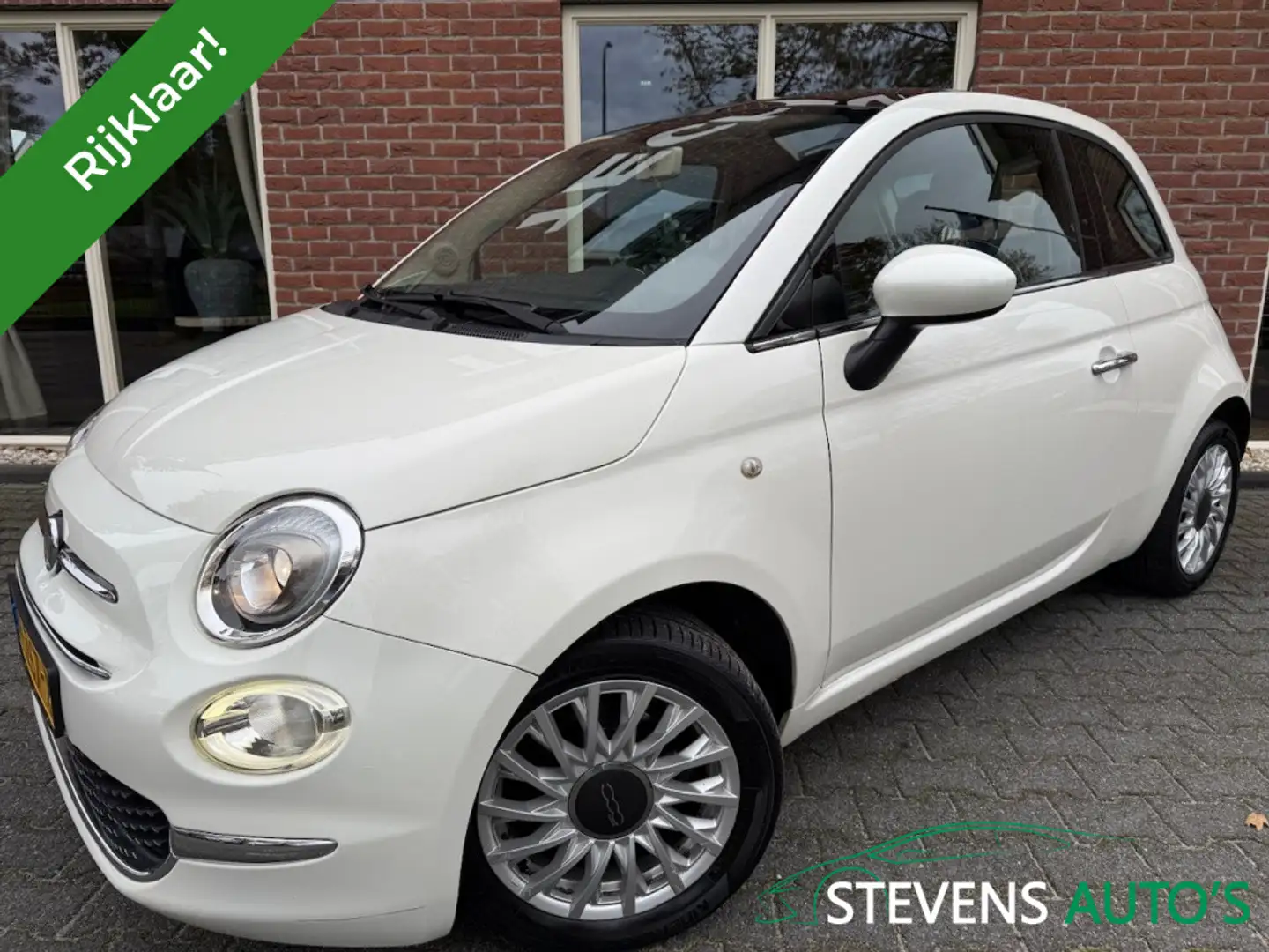 Fiat 500 0.9 TwinAir T Lounge PANODAK / PDC / GROOT.SCHERM Bianco - 1