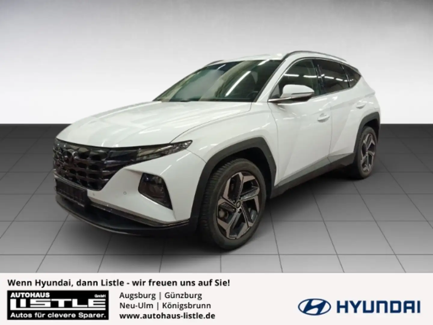 Hyundai TUCSON Plug-in-Hybrid 1.6 T-GDi 265PS 4WD TREND-Paket Ass Weiß - 1