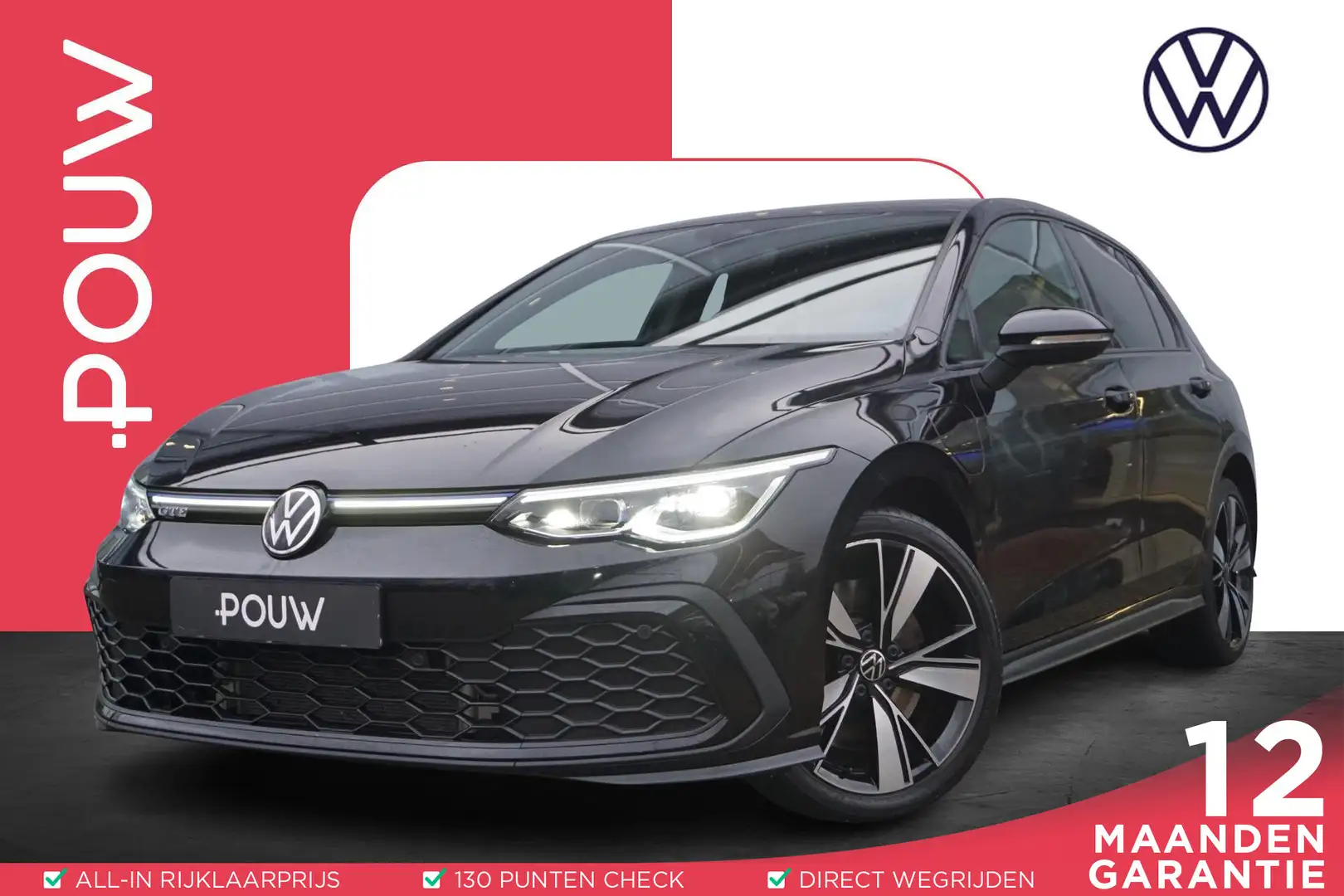 Volkswagen Golf GTE 1.4 eHybrid 245pk | Head-up | Achteruitrijcamera | Negro - 1