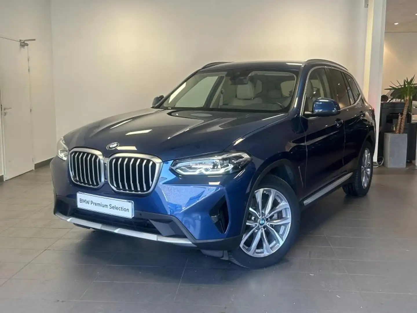 BMW X3 sDrive18d 150ch xLine Bleu - 1