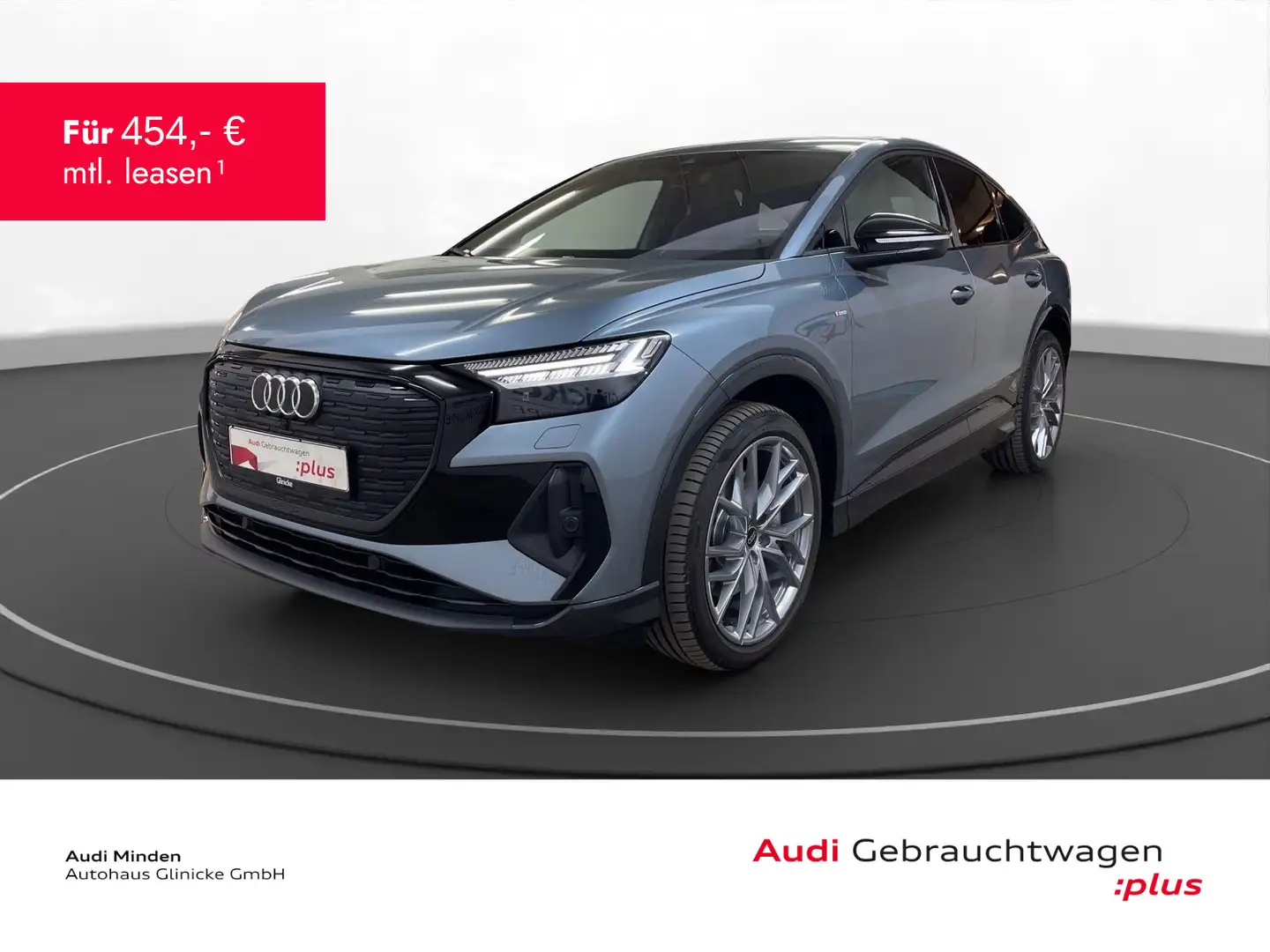 Audi Q4 e-tron 45 S line AHK Pano LM 21" Ma Bleu - 1