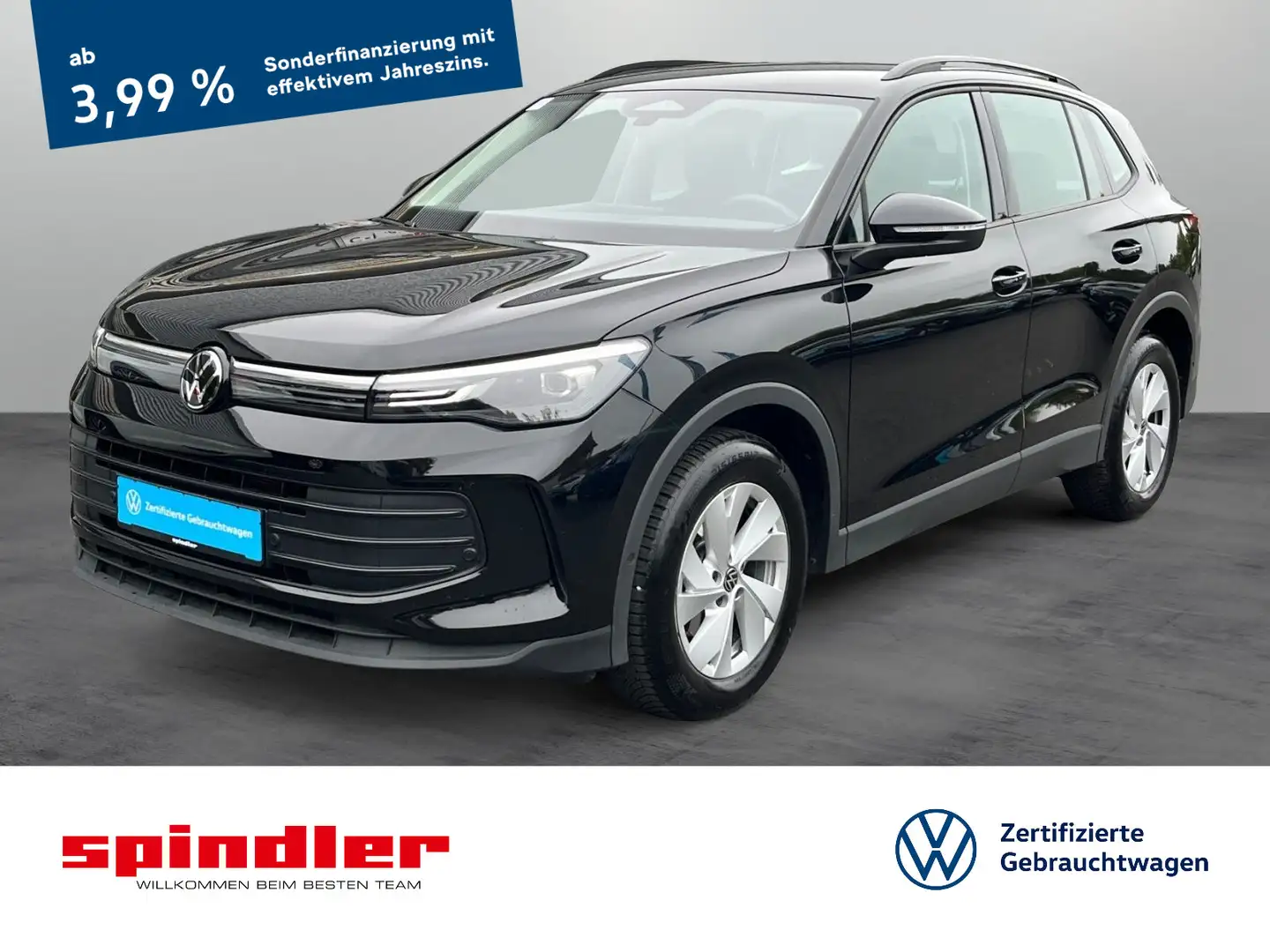 Volkswagen Tiguan 1.5 eTSI DSG / Navi, App, LED, AHK, RFK Schwarz - 1