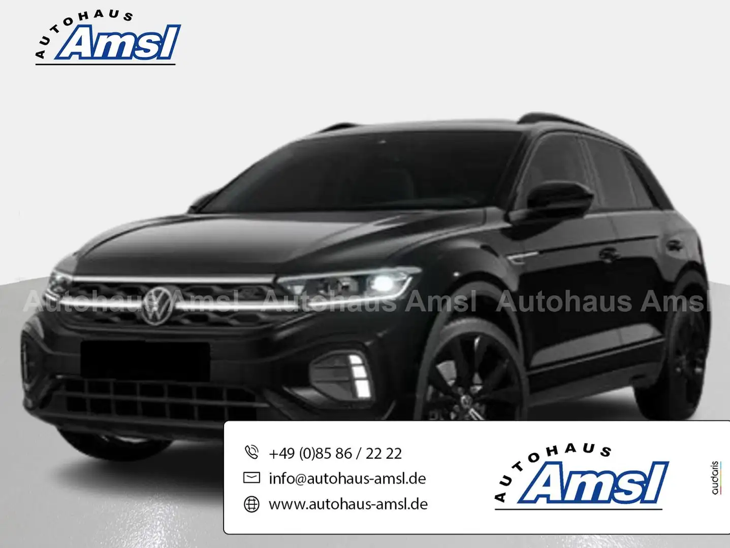 Volkswagen T-Roc R-Line Blackst 1.5 TSI DSG*Pano*AHK*Matrix Fekete - 1