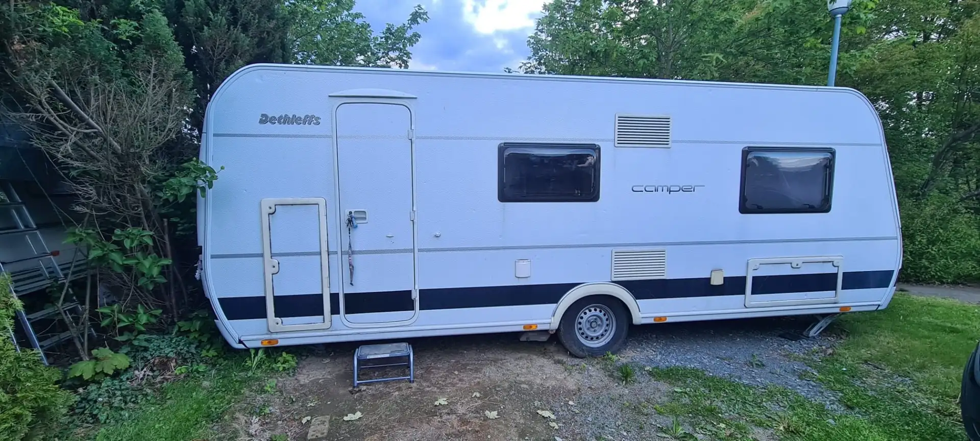 Caravans-Wohnm Dethleffs 530 FSK Weiß - 1