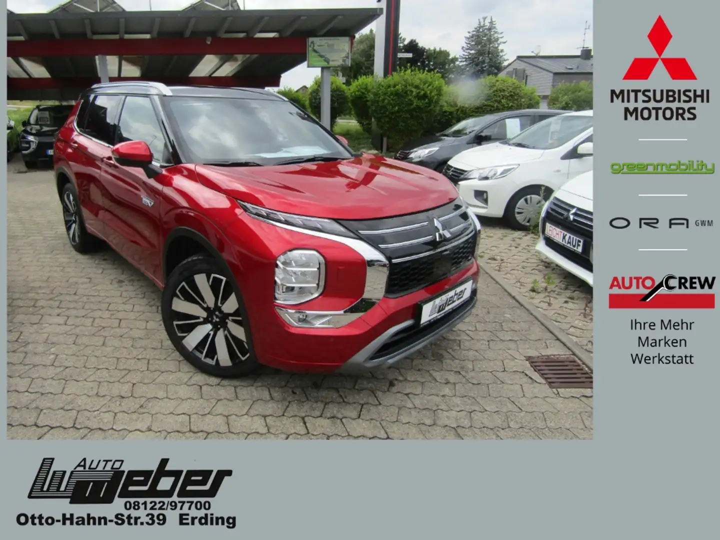 Mitsubishi Outlander 2.4 TOP Luxury-Paket ACC NAVI LED PANORAMA SHZ Roşu - 1