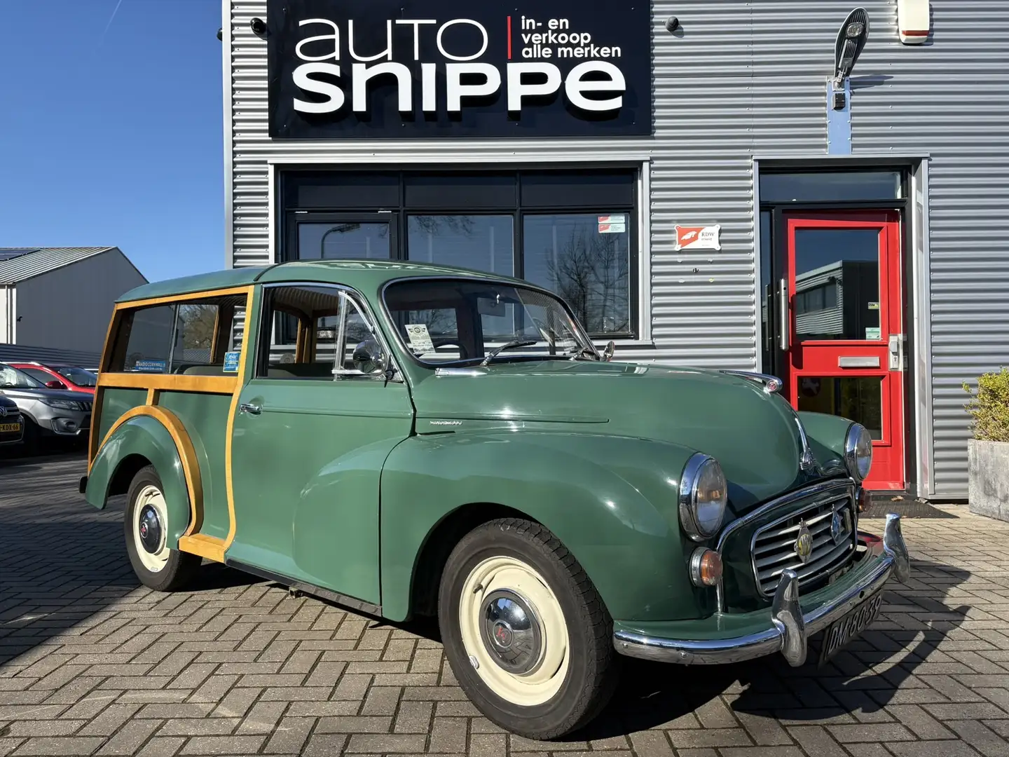 Oldtimer Morris Minor TRAVELLER 1000 -WEGENBELASTING VRIJ-APK VRIJ-NETTE Verde - 2