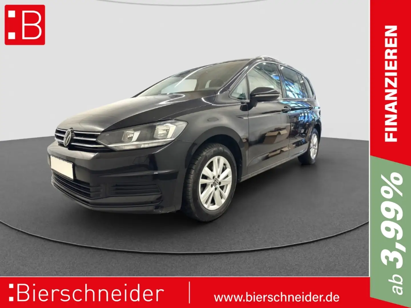 Volkswagen Touran 1.5 TSI Comfortline NAVI ACC SHZ PARKP Schwarz - 1
