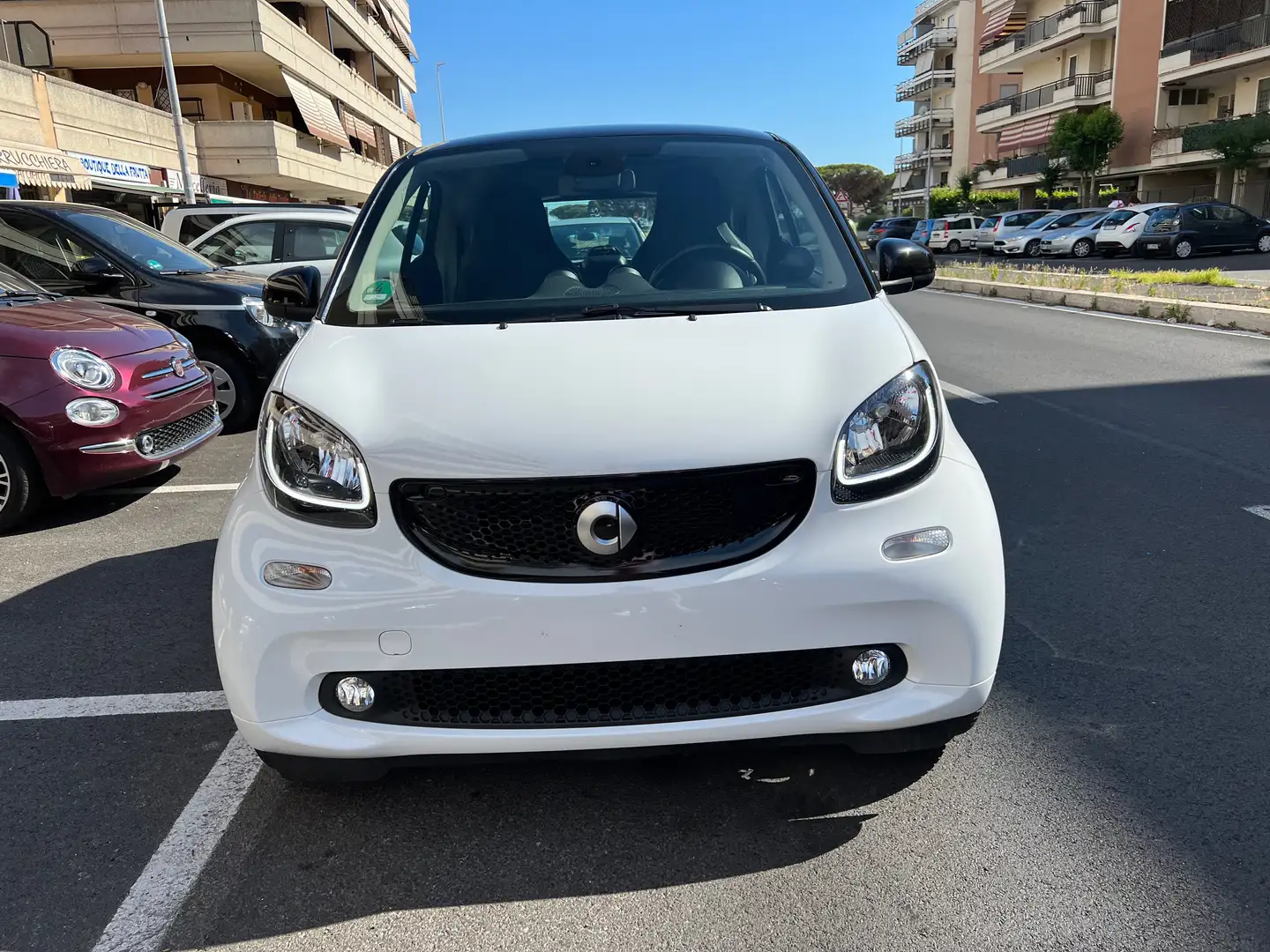 smart forTwo PRIME NAVI KAMERA LED PANORAMA CERCHIO 16 PELLE Bianco - 1