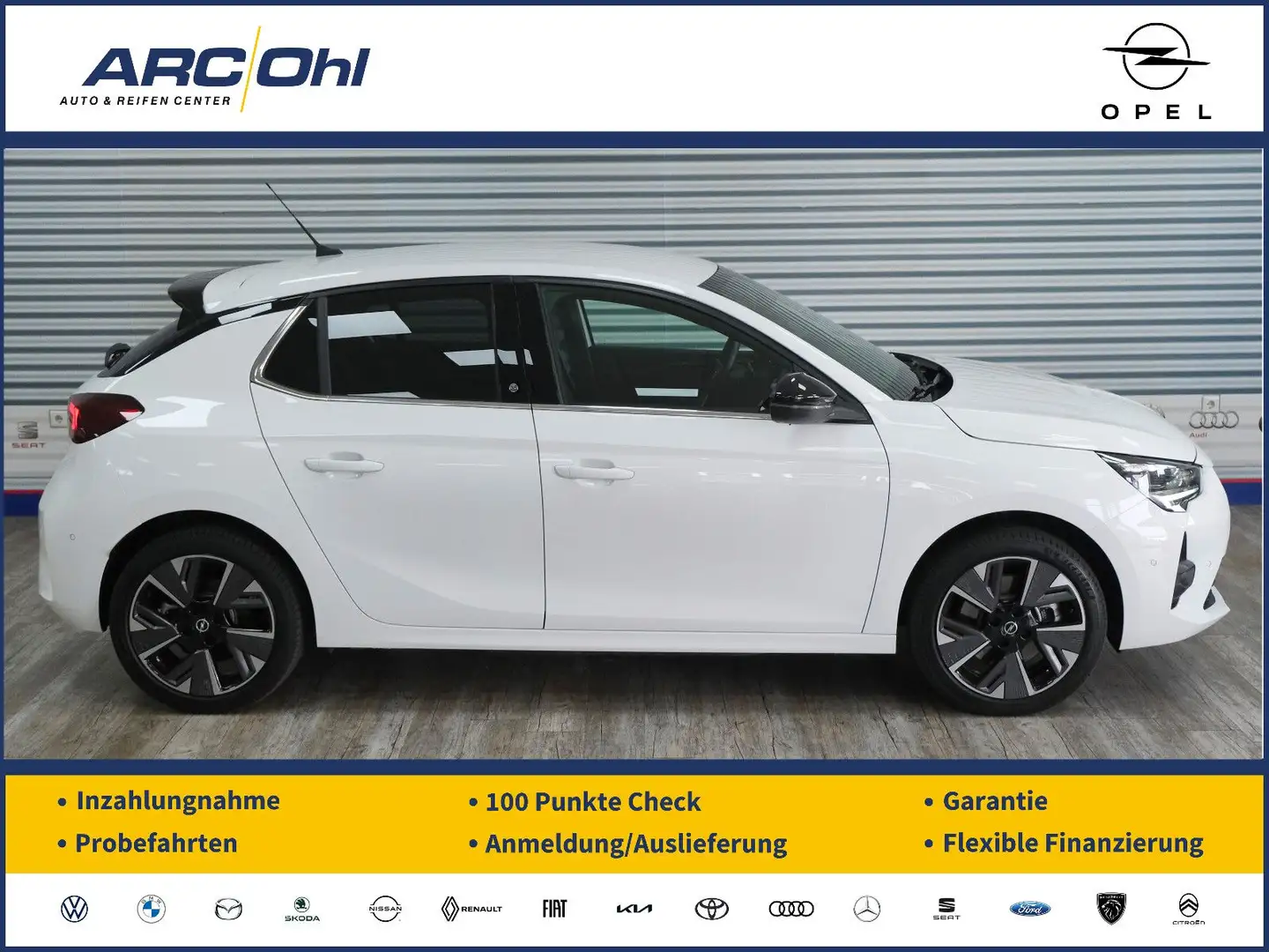 Opel Corsa -e F Ultimate *NAVI-PRO/LED/SHZ/PARK&GO* Weiß - 1