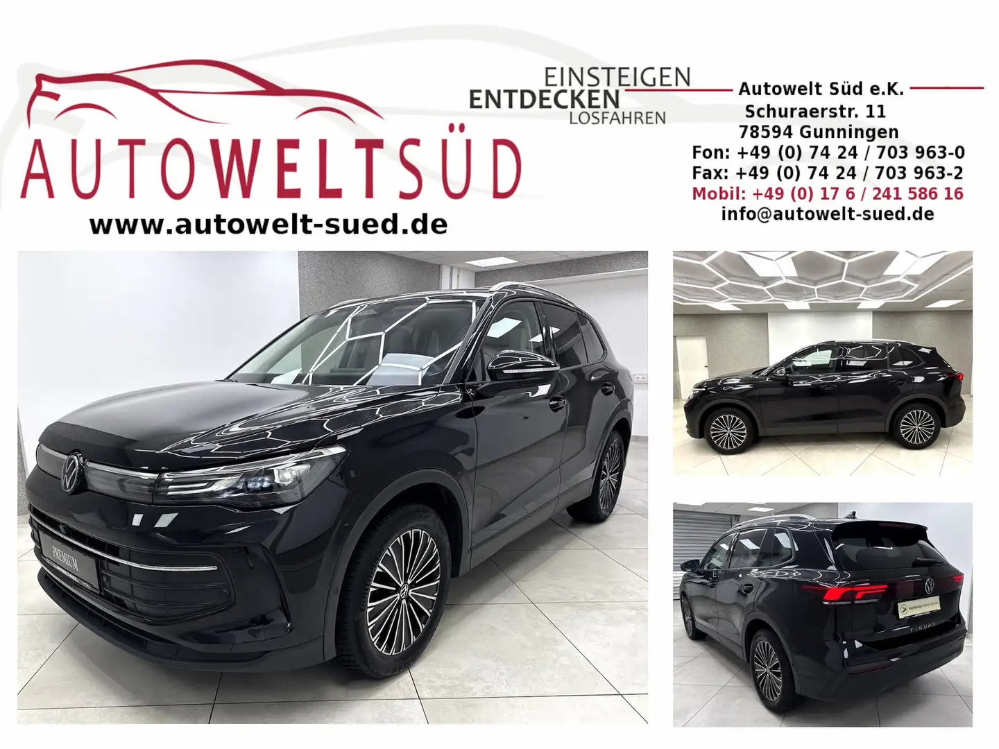 Volkswagen Tiguan Life 2.0 TDI Design-Paket IQ.Drive 360° AHK Noir - 1