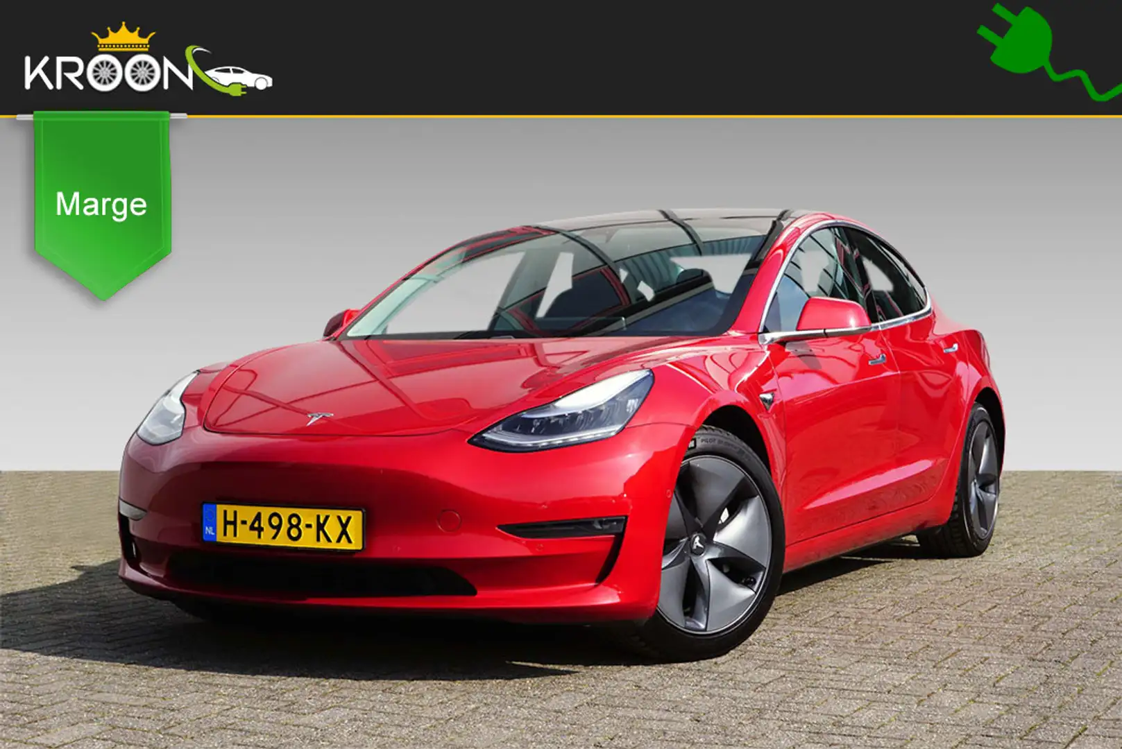 Tesla Model 3 Long Range AWD 75kWh Autopilot Rood - 1