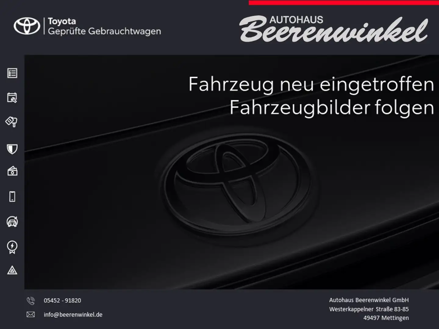 Toyota Corolla Cross 1.8-l-VVT-i Hybrid *Sitzh. Navi* Schwarz - 1