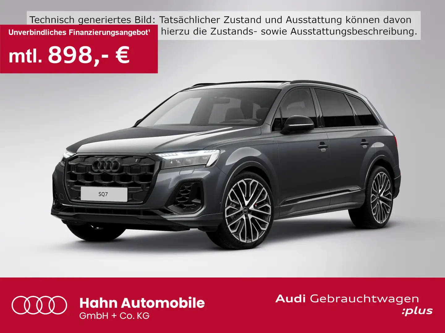 Audi SQ7 4.0TFSI qu 7-Sitze 360° B&O Luft Matrix Pano Grau - 1