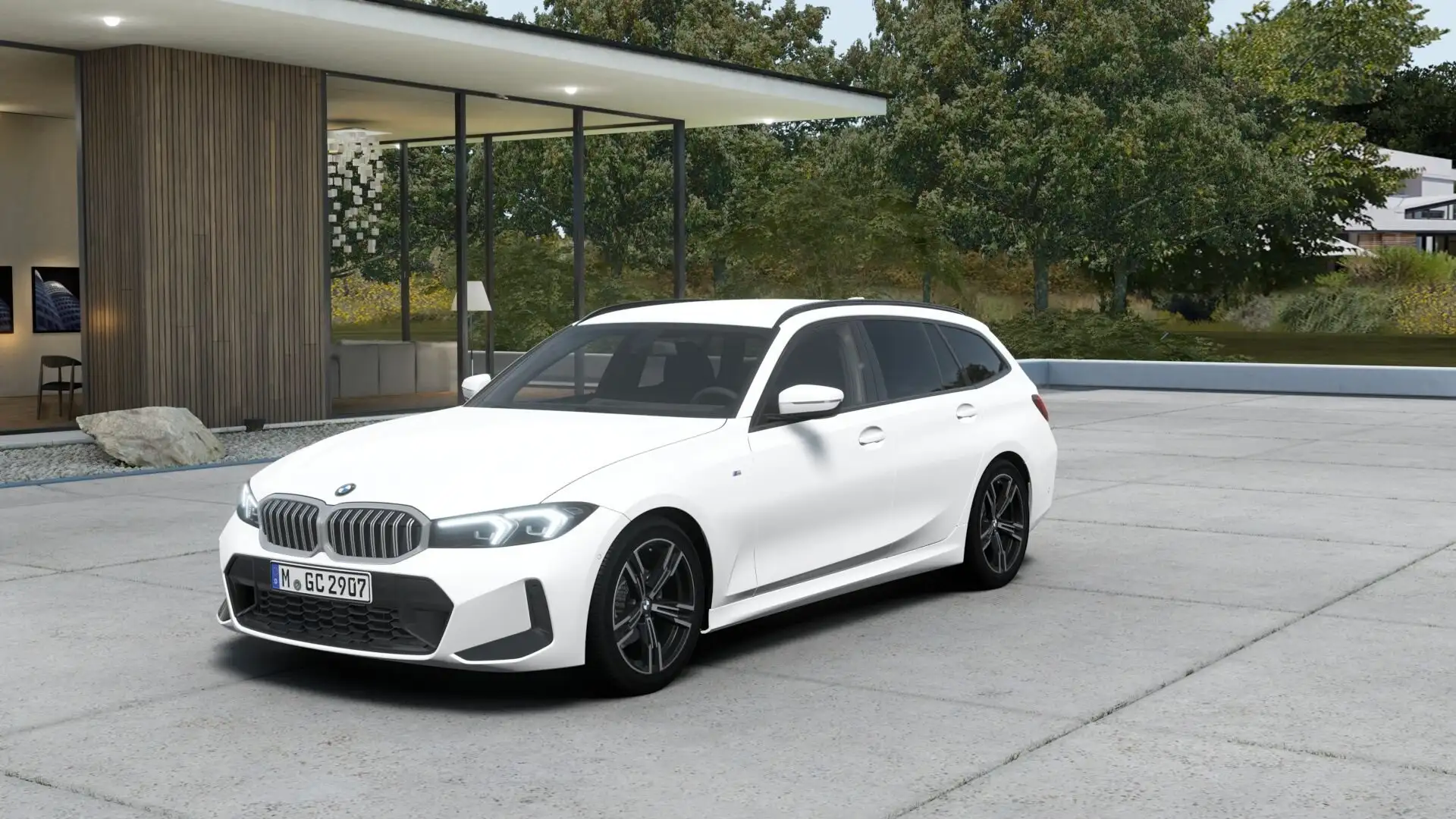 BMW 318 i Touring Weiß - 2