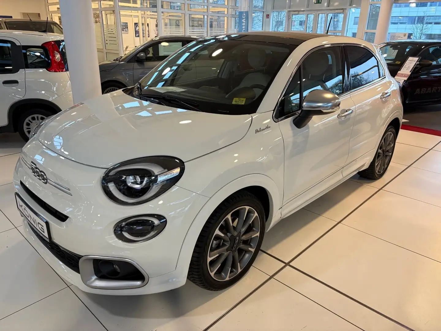 Fiat 500X Dolcevita mit Faltdach und Automatik Bianco - 1