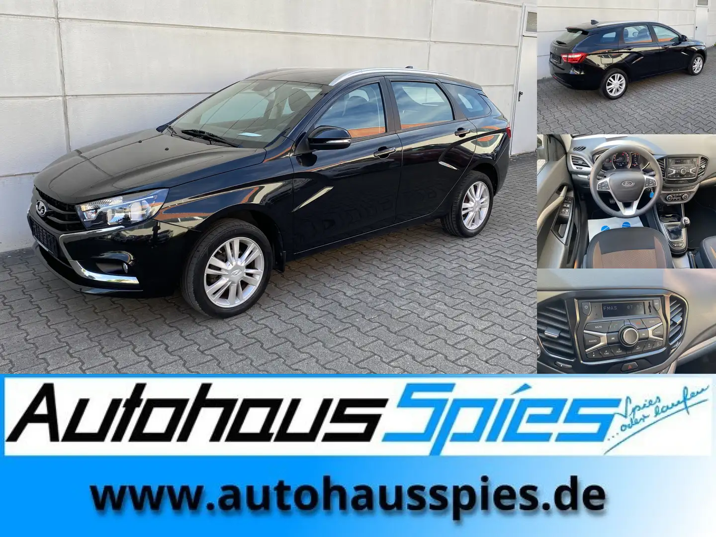 Lada Vesta Kombi 1,6 16V Standard Klima SHZ Alu Tempomat Schwarz - 1