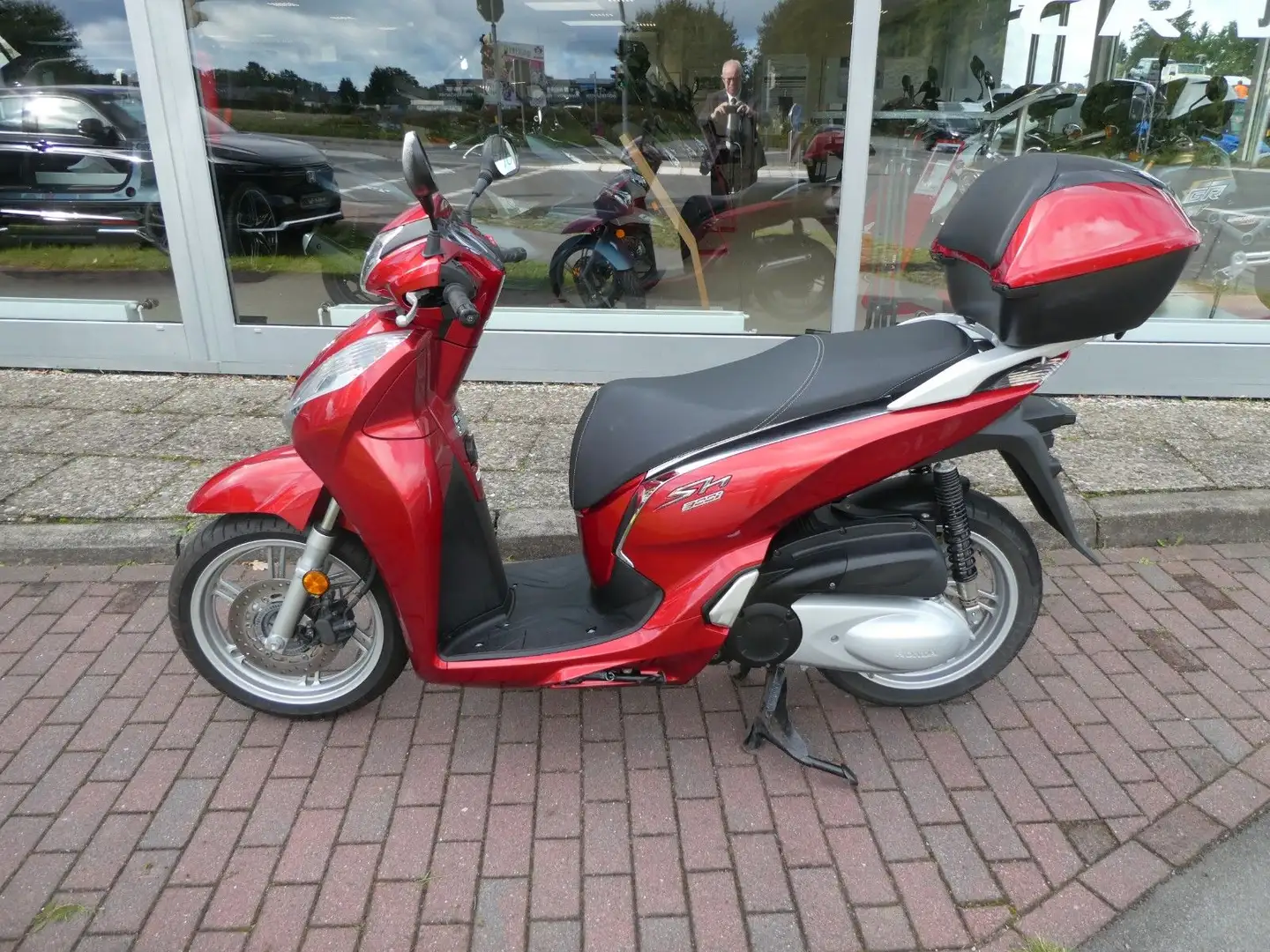 Honda SH 300 Top Case Rojo - 1