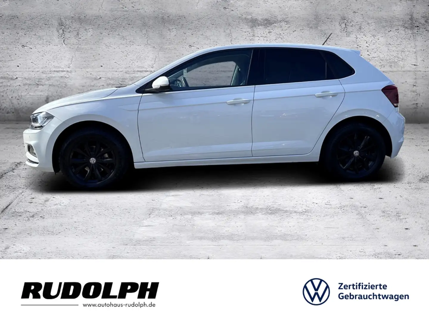 Volkswagen Polo 1.0 TSI Highline LED ESP SHZ PDC Klima BT Tel.-Vor Weiß - 2