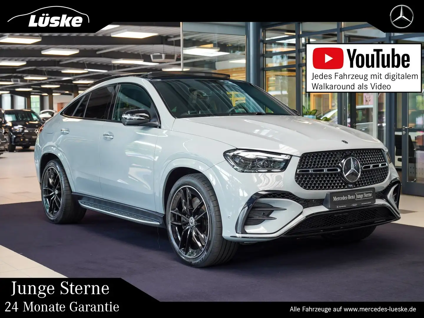 Mercedes-Benz GLE 450 GLE 450 d 4M Coupé AMG E-ACTIVE BODY CONTROL Grey - 1