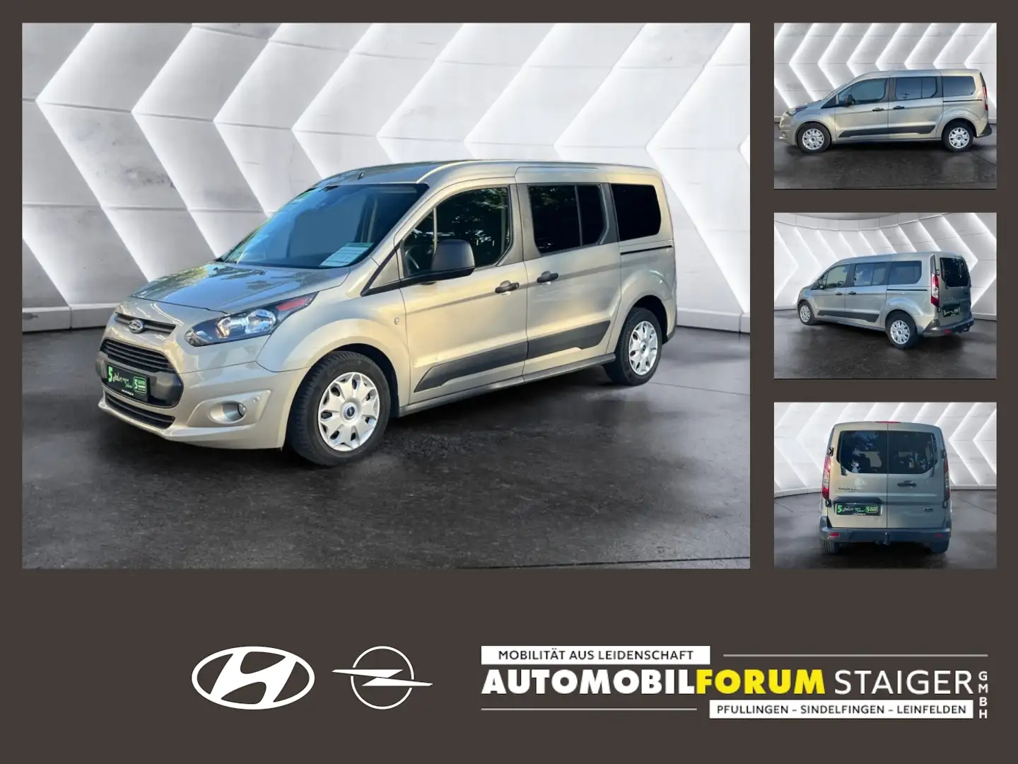 Ford Transit Connect Kombi 1.5 TDCi 230 Lang Trend Gris - 1