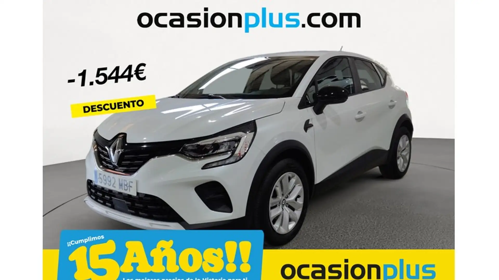 Renault Captur TCe Intens 74kW GLP Wit - 1