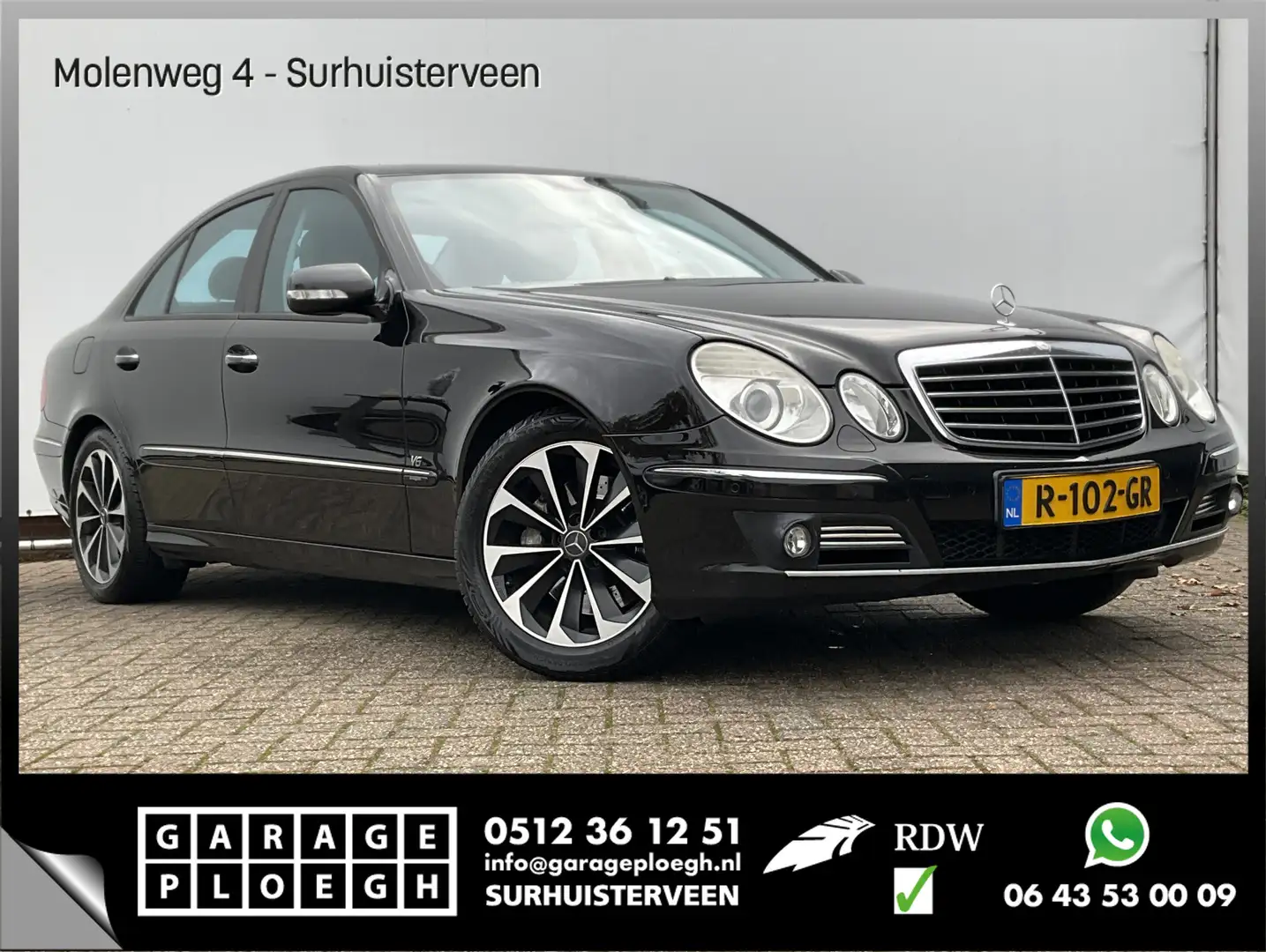 Mercedes-Benz E 230 6-Cilinder Avantgarde Automaat Trekhaak Leder PDC Zwart - 1