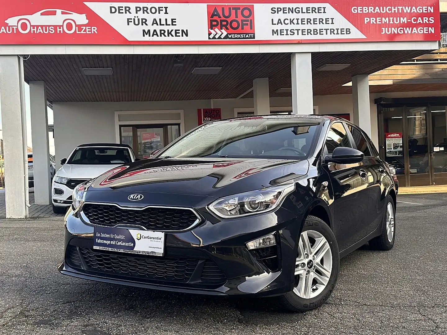 Kia Ceed / cee'd ceed 1,4 TGDI Silber *1.Besitz, Rü.Kam, NAVI* Schwarz - 1