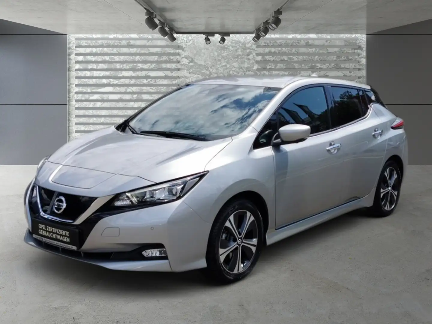 Nissan Leaf Tekna 40kWh Navi|Bose|AroundView|SHZ|LHZ Gümüş rengi - 2