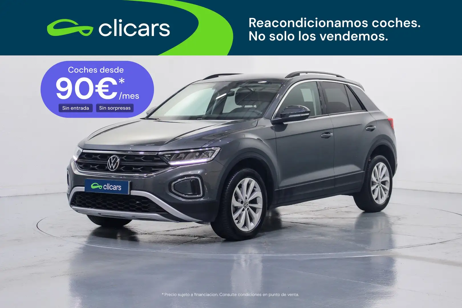 Volkswagen T-Roc 2.0TDI Life 85kW Gris - 1