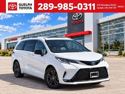White 2024 Toyota Sienna Minivan All-Wheel Drive Automatic